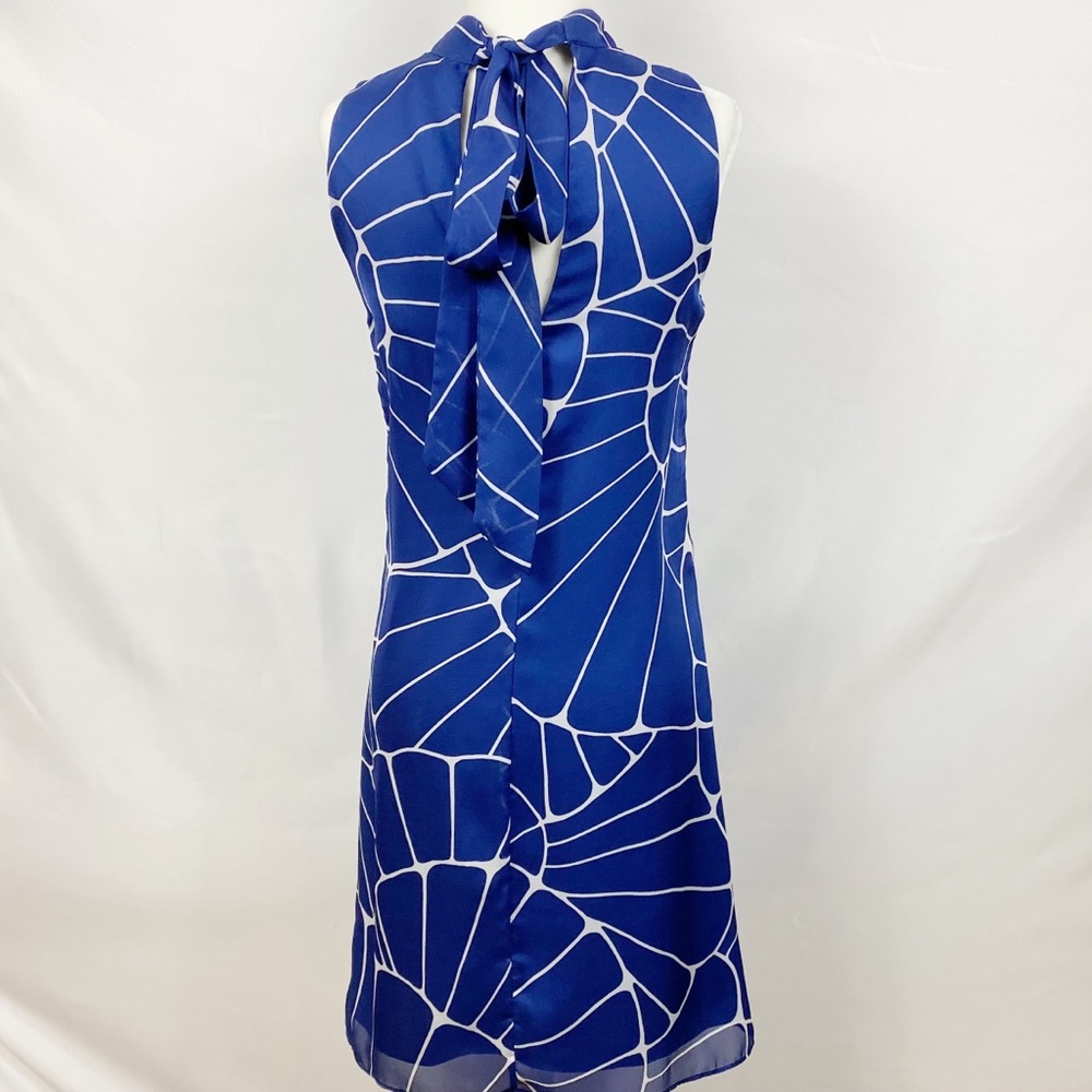 Jessica Simpson, Blue & White Pattern Dress, XS - Picture 4 of 7